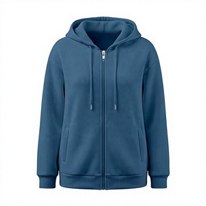 เสื้อฮู้ดผ้าฟลีซหนานุ่ม ทรงหลวมใส่สบาย พร้อมฮู้ดสองชั้น - Product Image 1