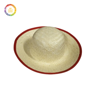 Sombrero de Paja Hecho a Mano de Alta Calidad, Ala Ancha, para Vacaciones, Viajes, Playa, Directo de Fábrica, Bajo Costo - Product Image 1