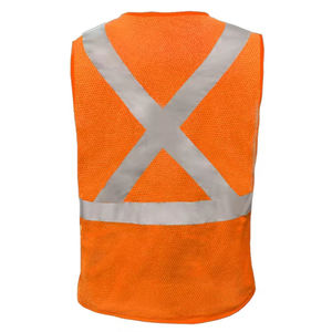 Chaleco de Seguridad Reflectante de Alta Visibilidad, Resistente a Ácidos, Transpirable y Cómodo, de la Mejor Calidad, para Trabajo Unisex, con Logotipo y Diseño Personalizados - Product Image 4