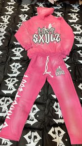 Bulk Quantity Street Style Screen Printing Logo Men Tracksuit Custom Zipper <b>Puller</b> Sun Faded Tracksuit with Drawstring - Product Image 6
