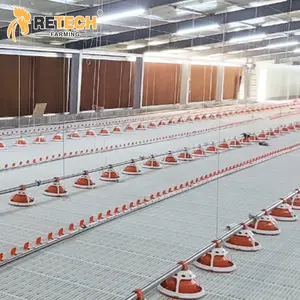 Système de Ventilation de Tunnel d'élevage de poulets, pour les volailles à deux étages