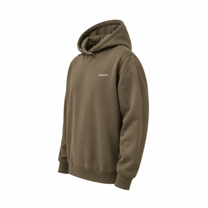 เสื้อสเวตเชิ้ตมีฮู้ดสำหรับผู้ชาย Warpro สีพื้น ผ้าฟลีซ ทรงปกติ สวมใส่สบายๆ สำหรับฤดูใบไม้ร่วง - Product Image 1
