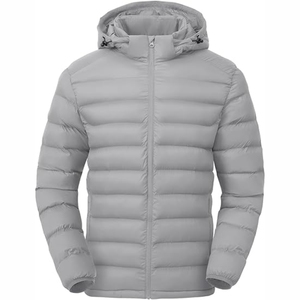 Veste matelassée unisexe respirante et isolante avec broderie sur le devant, vente en gros, livraison rapide, veste matelassée personnalisée - Product Image 2