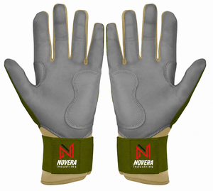 Gants de baseball/softball professionnels à manches longues personnalisés avec logo personnalisé, antidérapants, ajustement standard - Cuir de chèvre - Product Image 4