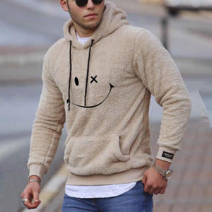 Sweat-shirts Sherpa pour hommes OEM, sweat-shirt décontracté d'hiver, tissu doux et chaud pour un usage quotidien et tendance - Product Image 1