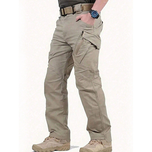 Nuevo Diseño de Pantalones Cargo para Hombre, Personalizados, con Múltiples Bolsillos, Cintura Elástica, Estilo Táctico, Ropa de Trabajo, Moda Casual Masculina - Product Image 6