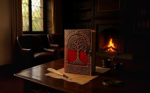 Tree of <b>Life</b> Leather Travel <b>Journal</b> for Women & Men with Lock-A5 Size Premium Vintage Deckle Paper Gift Edition - Product Image 5