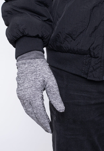 Magic Knitting <b>Wool</b> Acrylic <b>Gloves</b> Wrist Length Thermal Plain Style Winter Casual Touchscreen Elastic Sports Gray - Product Image 5