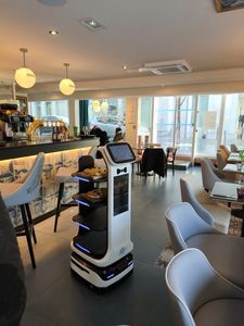 <span class=keywords><strong>Robot</strong></span> Inteligente para Servicio de Entrega de Comida en Hoteles y Restaurantes, <span class=keywords><strong>Robot</strong></span> Camarero para Servicio de Entrega de Alimentos - Product Image 6