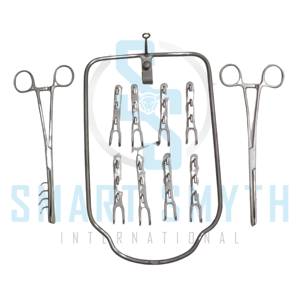 Ensemble d'instruments de ruménotomie vétérinaire en acier inoxydable |   Kit chirurgical complet de ruménotomie - Product Image 4