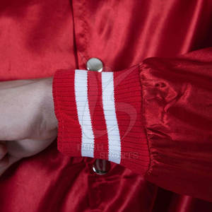 Chaqueta de Satén Brillante Estilo Urbano, Corte Moderno, Prenda Exterior de Moda, Chaqueta de Satén con Logotipo Personalizado, Fabricante Mayorista de Chaquetas de Satén - Product Image 6