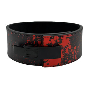 Cinturón de levantamiento de pesas de cuero resistente, cinturón de gimnasio con hebilla de palanca de cuero genuino para entrenamiento de powerlifting - Product Image 6