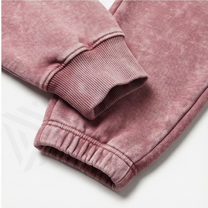 Survêtement tendance pour homme, effet délavé, service OEM ODM, coupe oversize, imprimé sérigraphié, vêtements de sport de haute qualité - Product Image 6