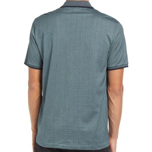 Cotton rich men polo shirt breathable short sleeve collar t shirt summer casual wear stylish smart casual outfit for work travel - Product Image 2