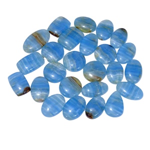 Haute qualité naturel bleu Quartz pierre précieuse en vrac Multi forme taille Cabochon forme personnalisée/taille faisant des bijoux - Product Image 1
