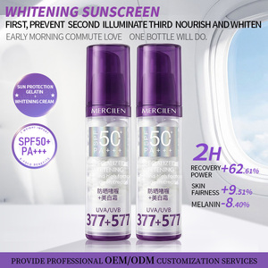 MERCILEN <span class=keywords><strong>Crema</strong></span> <span class=keywords><strong>Solare</strong></span> Sbiancante di Qualità, <span class=keywords><strong>Crema</strong></span> <span class=keywords><strong>Viso</strong></span> Nutriente e Idratante, Illumina la Carnagione, SPF50 PA+++, <span class=keywords><strong>Protezione</strong></span> <span class=keywords><strong>Solare</strong></span> - Product Image 3