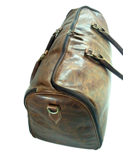 Outdoor Portable Luxury Sport Gym PU Leather Wet Dry Overnight Weekender Tote Portable <b>Luggage</b> Duffle Travel Bag - Product Image 4