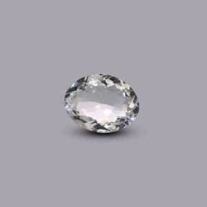 Natural Sky Blue Aquamarine 3.95 Ct Oval Faceted Cabochon Loose Gemstone for Fine Jewelry - Product Image 1