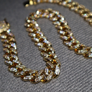 Collar de Plata de Ley 925 de 15 mm para Hombre, con Engaste de Puntas, Estilo Miami Iced Out, Cadena Cubana, con Moissanita VVS Baguette - Product Image 5