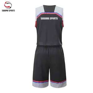 Conjuntos de Uniformes de Baloncesto Ligeros con Estampado, Ajuste Cómodo, Tallas Personalizadas, Secado Rápido, Transpirables, MOQ Bajo, Colores Personalizados - Product Image 3