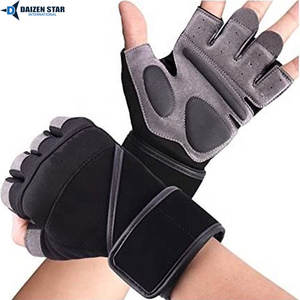 Gants de musculation unisexes pour hommes et femmes, respirants, antidérapants, demi-doigts, légers, pour la salle de sport, la musculation - Product Image 2
