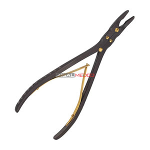 Instrumento Quirúrgico Leksell Stille Rongeur, Reutilizable, de Acero Inoxidable con Recubrimiento Negro, Cortador de Huesos Ortopédico - Product Image 1