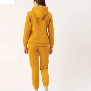 2025 personalizado lavado con ácido completo ZipupJoggingSuit y pantalón acampanado NewStyle 100% algodón HeavyFleece 400Gsm para mujeres - Product Image 3