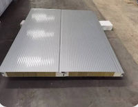 Panneau sandwich QCF177 en laine de roche avec bordure en PU et plaque d'acier pour toiture/mur de bâtiment en structure métallique – Matériau de construction