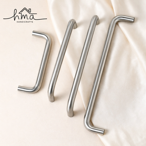 Poignée de porte de placard moderne en laiton avec extrémités sphériques, poignée de meuble longue en barre pour armoire, tiroir et quincaillerie - Product Image 4