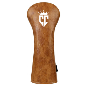 Funda Protectora para Palos de Golf de Cuero PU con Diseño Popular, Patrón Sólido, Impermeable, Logotipo Bordado Personalizado, Venta al Por Mayor con MOQ Bajo - Product Image 1
