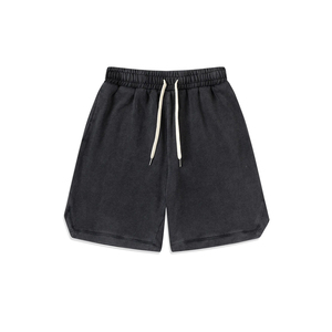 Shorts de sport pour hommes, dernière mode, respirants, solides, à séchage rapide, avec cordon de serrage à la taille, décontractés, pour la salle de sport, pour l'été - Product Image 1