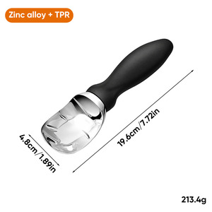 Cuchara para Helado de Aleación de Zinc con Mango Antideslizante, Cuchara Multiusos para Frutas y Albóndigas para Cocina Comercial, Hogar y Restaurante - Product Image 6