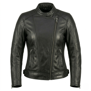 Chaqueta de Motocicleta de Cuero Genuino al por Mayor - Equipo de Carreras Personalizable para Mujer - Product Image 6