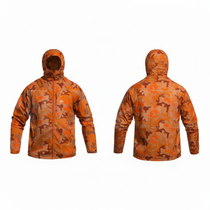 Veste coupe-vent légère et imperméable à capuche camouflage pour homme, idéale pour les activités sportives décontractées en extérieur – Collection Hiver - Product Image 4