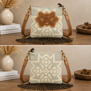 Sac à bandoulière en cuir de luxe pour femme, sac à main de créateur élégant, sac à main pour femme de qualité supérieure pour usage quotidien, sac à bandoulière artisanal à franges - Product Image 5