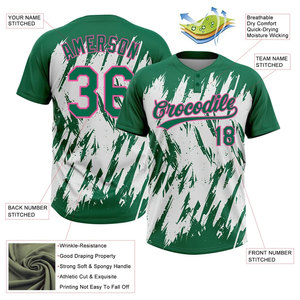 Custom Yourteams Baseball Jersey <b>Red</b> <b>White</b> <b>Blue</b> Striped Sublimated Unisex Short Sleeve Breathable Adult Team Uniform - Product Image 6