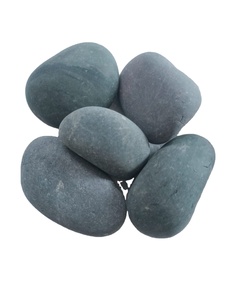 Natural Round <b>Pebbles</b> Smooth Matte Durable River Stones Mixed Color <b>Cobbles</b> for Outdoor Garden Landscaping Exterior Paving - Product Image 2