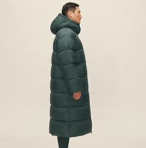 Manteau d'hiver matelassé en duvet pour homme, épais et chaud, veste longue rembourrée pour homme - Product Image 4