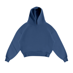เสื้อฮู้ดซิปสีดำแบบยูนิเซ็กซ์ แขนยาว ทรงหลวม สวมใส่สบาย สีพื้น ผ้าฝ้ายเนื้อปานกลาง เหมาะสำหรับใส่ในฤดูใบไม้ร่วง มีกระเป๋าข้าง - Product Image 3