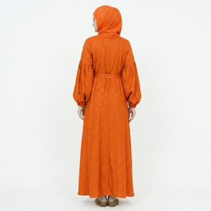 Abaya légère et respirante de style Dubaï, élégante et modeste, avec hijab assorti pour femmes, vente en gros d'abayas pour femmes - Product Image 3