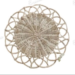 Rattan <b>Wall</b> <b>Decor</b> Circular Bohemian Woven Art Nature Theme Home <b>Decor</b> Living Room <b>Wall</b> Sculpture Single-piece Package - Product Image 5