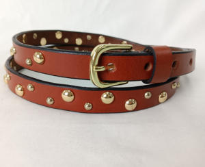 Cinturón Fino de Cuero Genuino para Hombre y Mujer, Estilo Vaquero, con Hebilla de Anillo en D, Sólido, Duradero, de Aleación, Modelo 2026 Vintage Western - Product Image 1