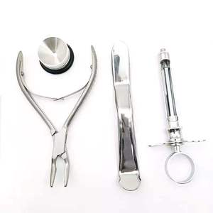 Kit chirurgical dentaire 26 pièces pour implants, outils manuels en acier inoxydable, haute température, certifié CE - Product Image 6