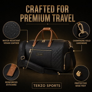 Sac de sport décontracté en polyester 40L avec compartiment à chaussures, nouveau design 2026, logo personnalisé, par Terzo Sports - Product Image 5