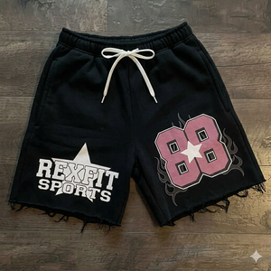 REXFIT SPORTS Shorts décontractés pour hommes, streetwear, fabricant OEM, shorts de sport, logo personnalisé, shorts de sport en coton, shorts de fitness, shorts de course - Product Image 5