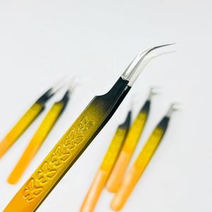 แหนบปลายแหลมสำหรับต่อขนตาปลอมแหนบปลายแหลมทำจากสเตนเลสสตีลคุณภาพสูง - Product Image 5