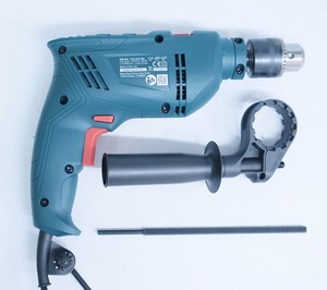 Perceuse à percussion électrique GSB 600, 600 W, moteur à balais, AC 220-240V, conception de haute qualité, robuste, couple maximal de 74 pi-lb, fabriquée en Allemagne, carbone - Product Image 3