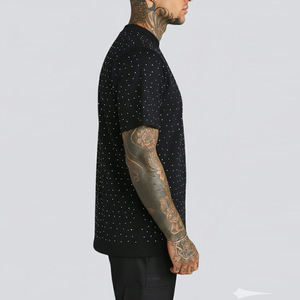 เสื้อยืดคอกลมแขนสั้นผู้ชายไซส์ใหญ่ลายพิมพ์สไตล์สตรีทแวร์ลำลอง ผ้าฝ้าย ระบายอากาศได้ดี เหมาะสำหรับกิจกรรมกลางแจ้ง รับผลิตตามสั่ง ขายส่ง - Product Image 2