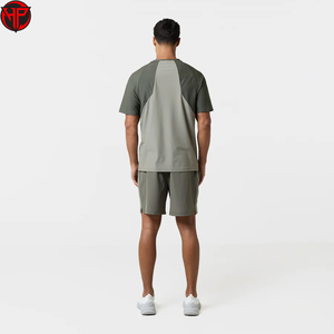 Plus Size Lightweight Breathable Casual Shirt Shorts <b>Sets</b> Mens Custom Tracksuit Men's t Shirt and Short <b>Set</b> - Product Image 6