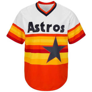 Camiseta de Béisbol Naranja con Ribete Blanco, Cierre de Botones, Manga Corta, Uniforme de Poliéster para Hombre, Número 10 - Product Image 3